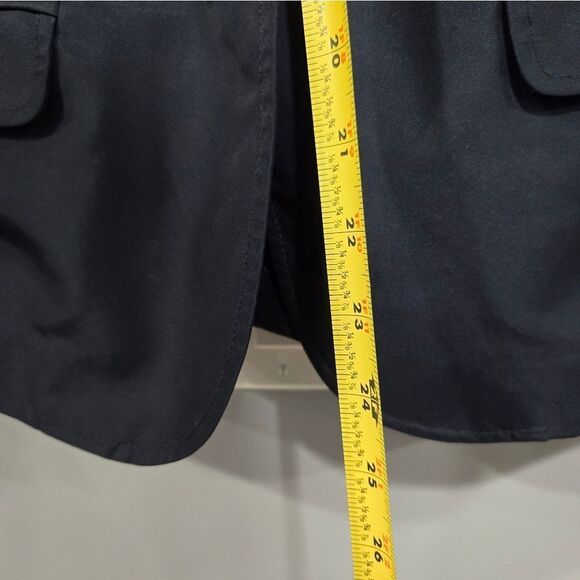 🐢 J. Crew Waterproof Rain Blazer Navy. 🌧️ ☔ - Picture 16 of 17